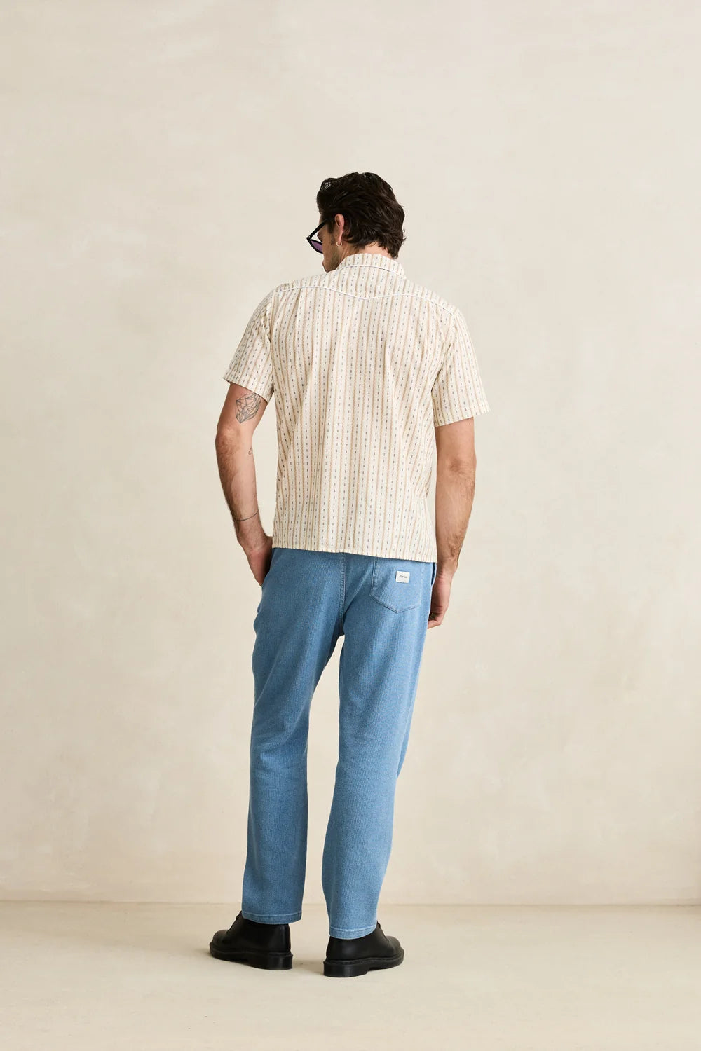 Rhythm Lone Pine Stripe S/S Shirt
