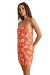 Rhythm Rosalie Floral Lace Up Mini Dress