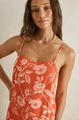 Rhythm Rosalie Floral Lace Up Mini Dress