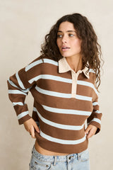 Rhythm Rugby Polo Knit Sweater