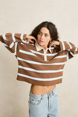 Rhythm Rugby Polo Knit Sweater