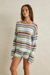 Rhythm Frankie Stripe Knit Short