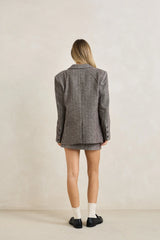 Rhythm Herringbone Mini Skirt