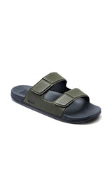 Reef Mens Cushion Tradewind Slides - Olive
