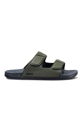 Reef Mens Cushion Tradewind Slides Olive