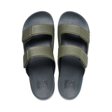 Reef Mens Cushion Tradewind Slides Olive