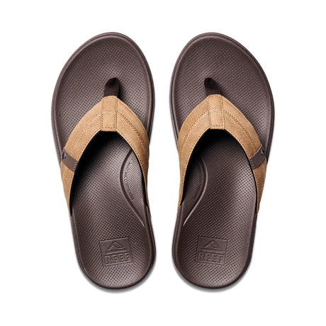 Mens Cushion Phantom 2.0 Thongs - Brown/Tan