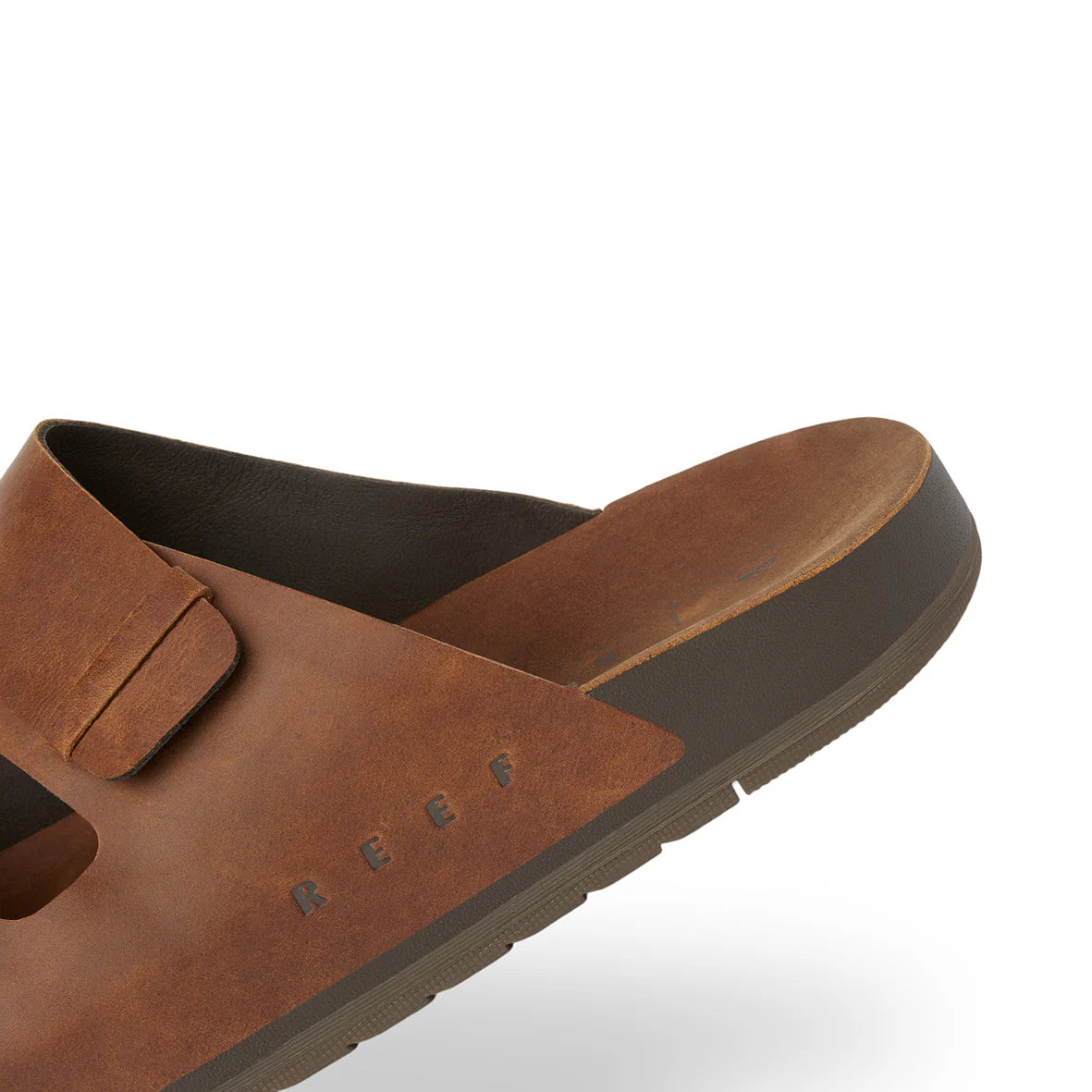 Reef Mens Ojai Two Bar Sandals - Dark Brown