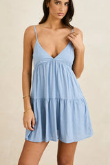 Rhythm Classic Tiered Mini Dress