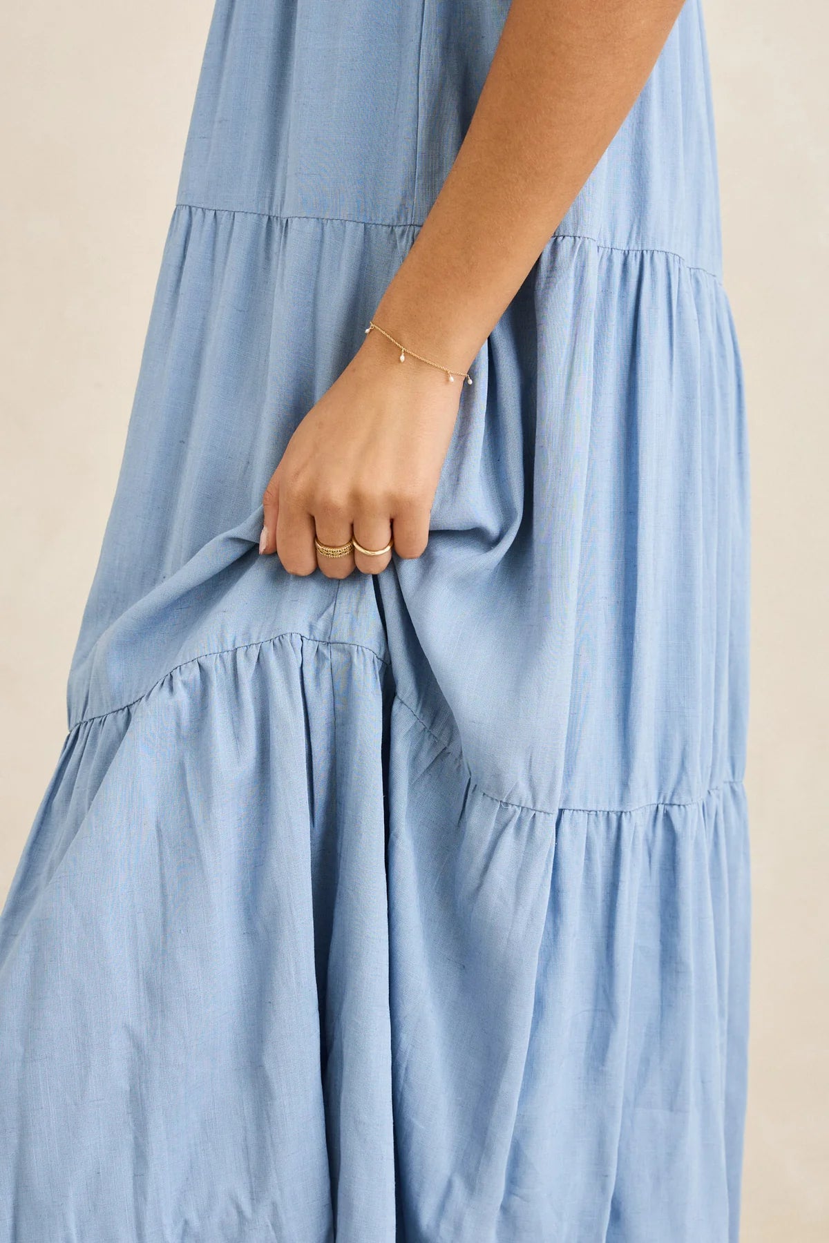 Rhythm Classic Tiered Midi Dress