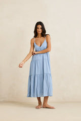 Rhythm Classic Tiered Midi Dress
