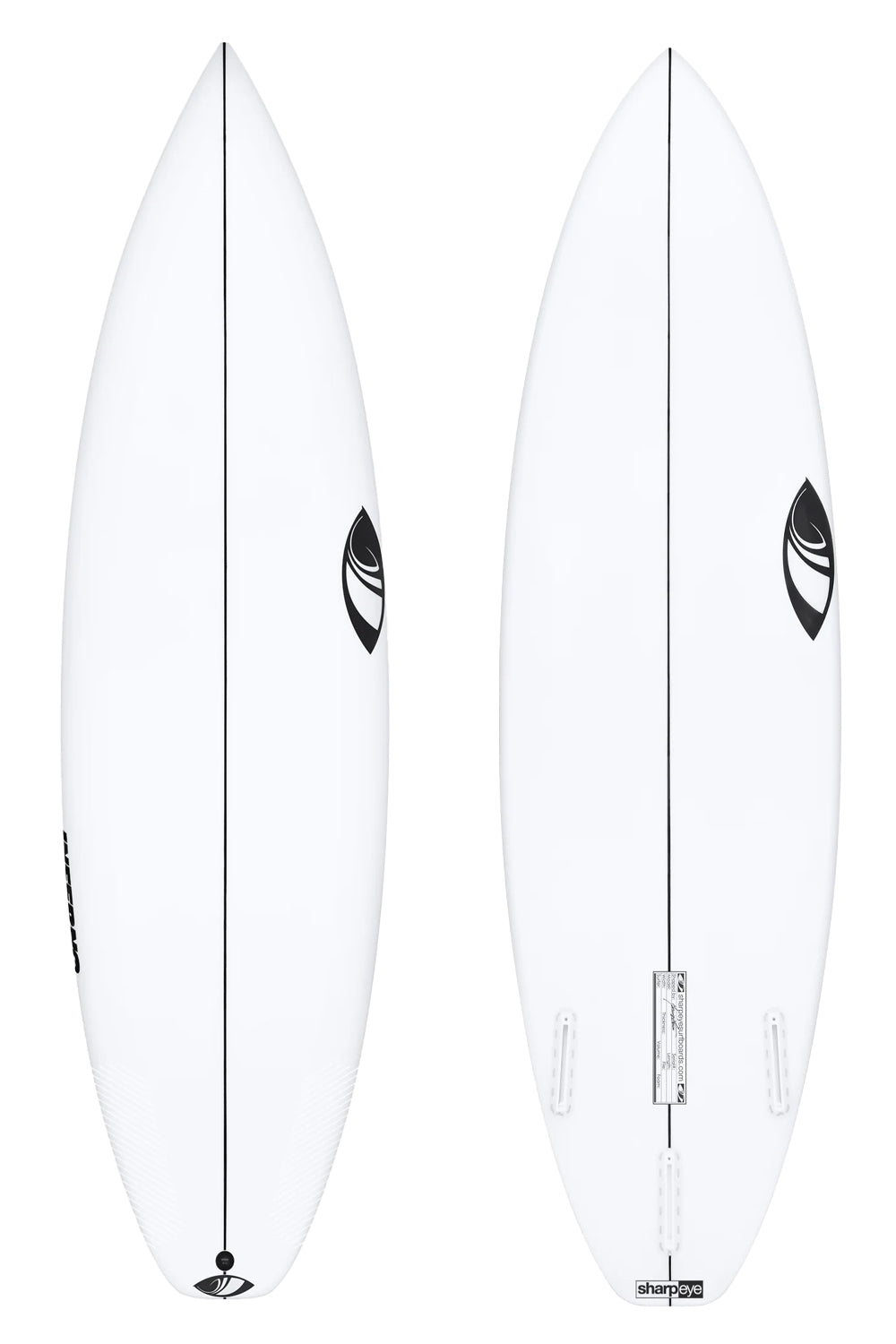 Sharpeye Inferno 72 Surfboard - No Spray/Clear