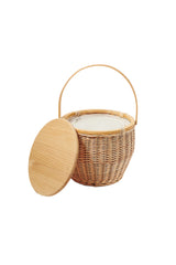 Sunny Life Round Picnic Cooler Basket