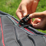 Ocean & Earth Quad Coffin Shortboard Cover Black/Red - 7'6"