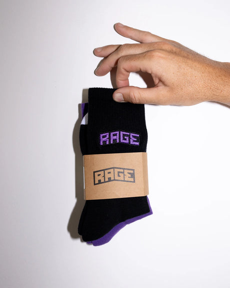 Rage Logo Sock 3 Pack