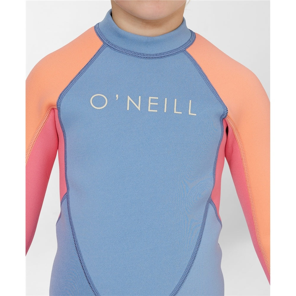 O'Neill Girl's Toddler Reactor 2mm Back Zip Steamer