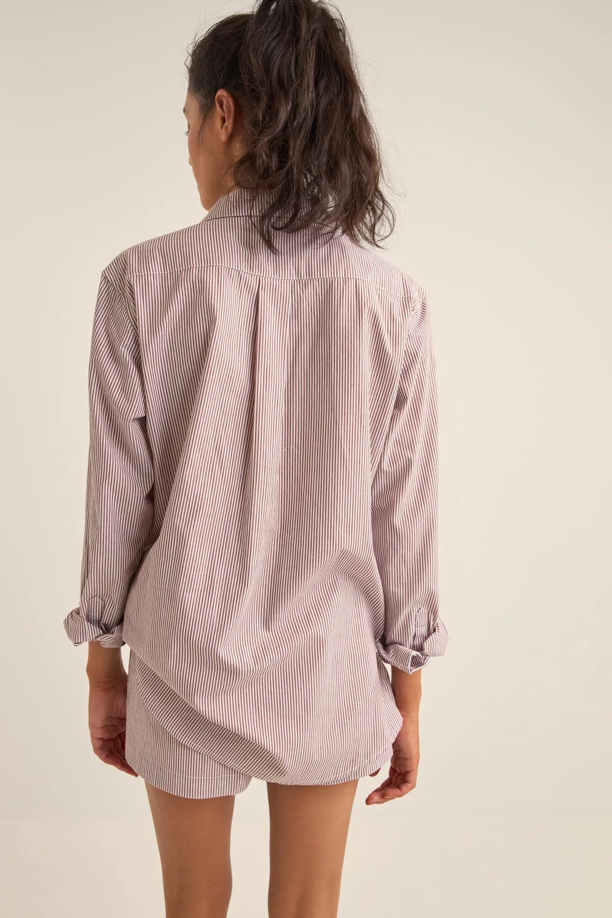 Rhythm Womens Zephyr Stripe Beach Shirt