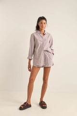 Rhythm Womens Zephyr Stripe Beach Short