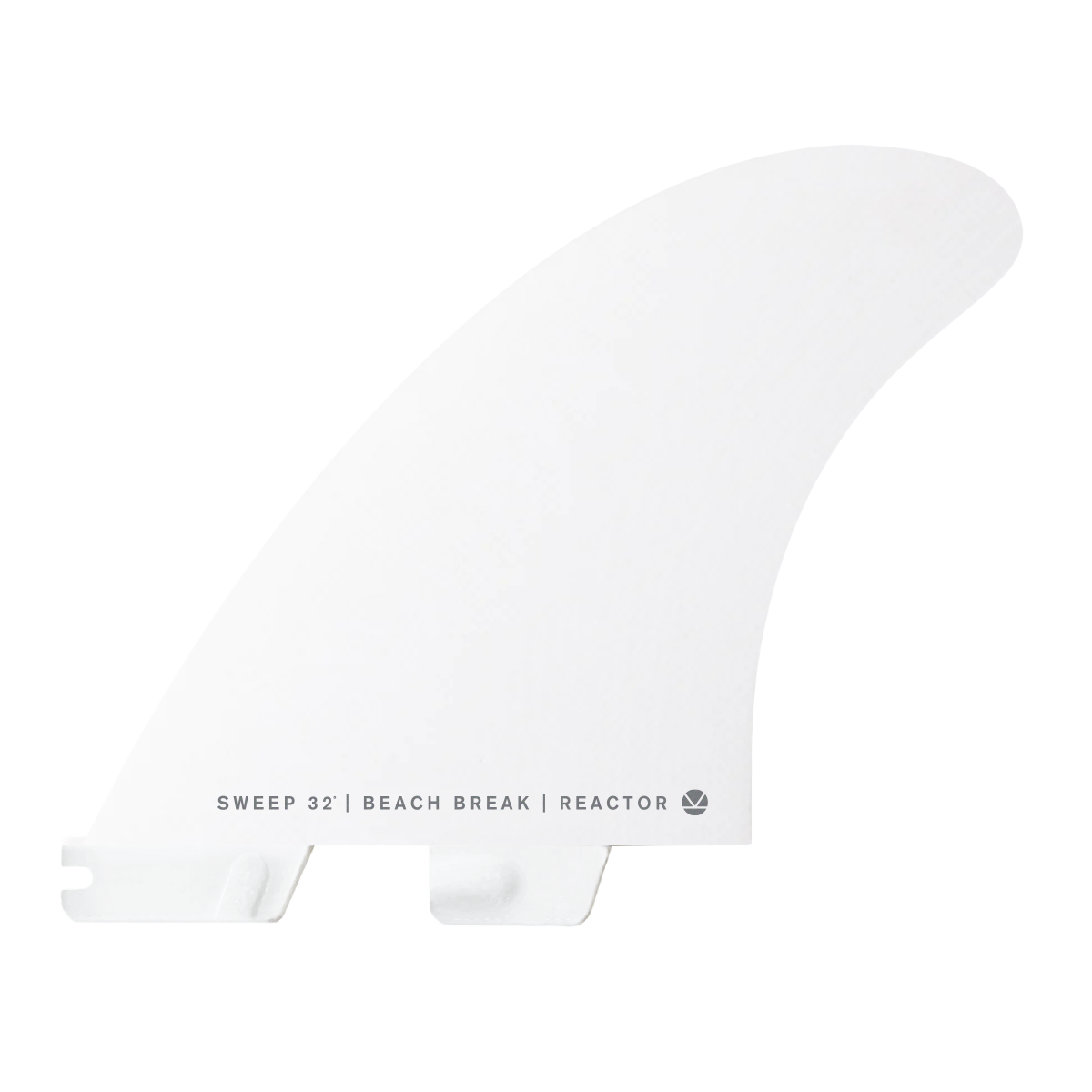 FCS 2 White Reactor PC Thruster Fin Set