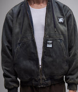 Former Enigma Hooded Denim Jacket