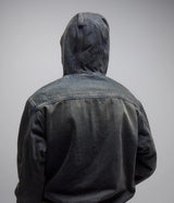 Former Enigma Hooded Denim Jacket