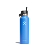 Hydro Flask 21oz (621ml) Standard Mouth Bottle with Flex Straw Cap