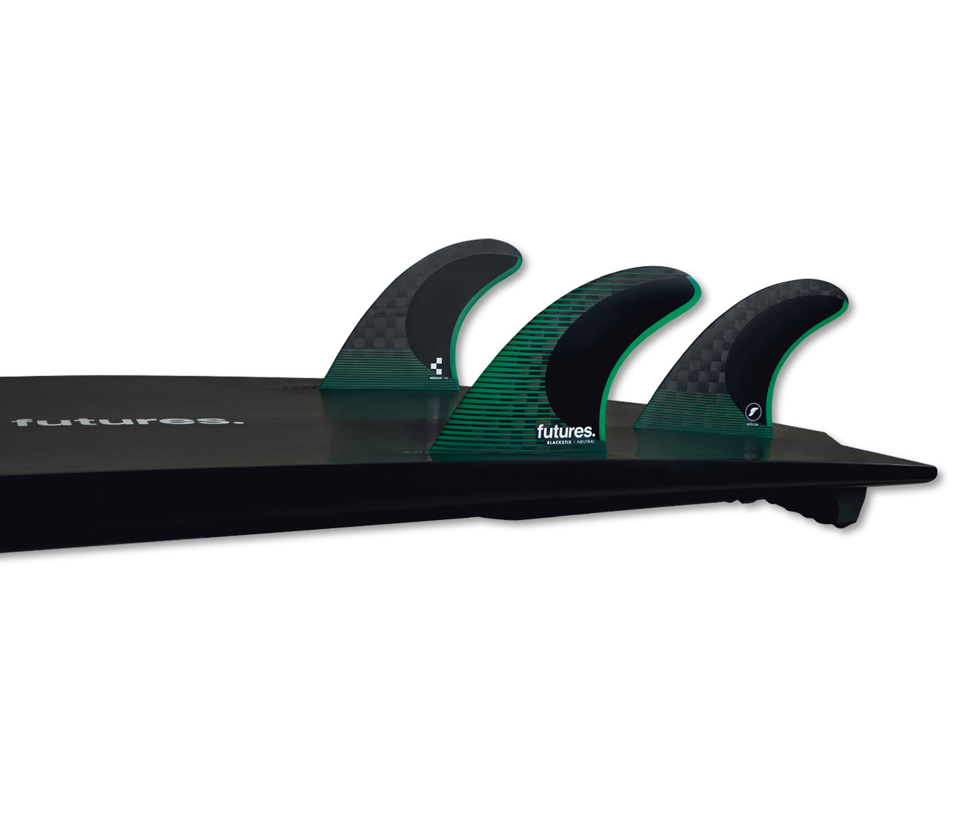 Futures Fins Blackstix Neutral Thruster Fin Set – Sanbah Australia