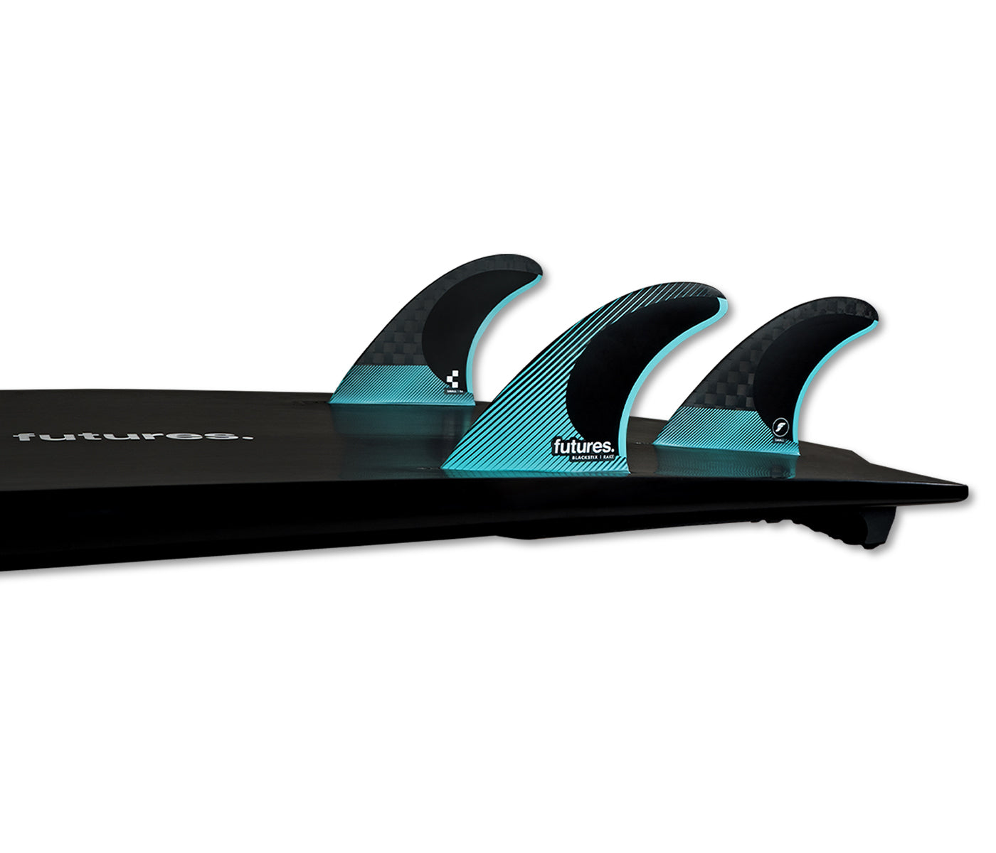 futures BLACKSTIX Rake フィン Futures Fins Blackstix Rake Thruster Fin Set – Sanbah Australia