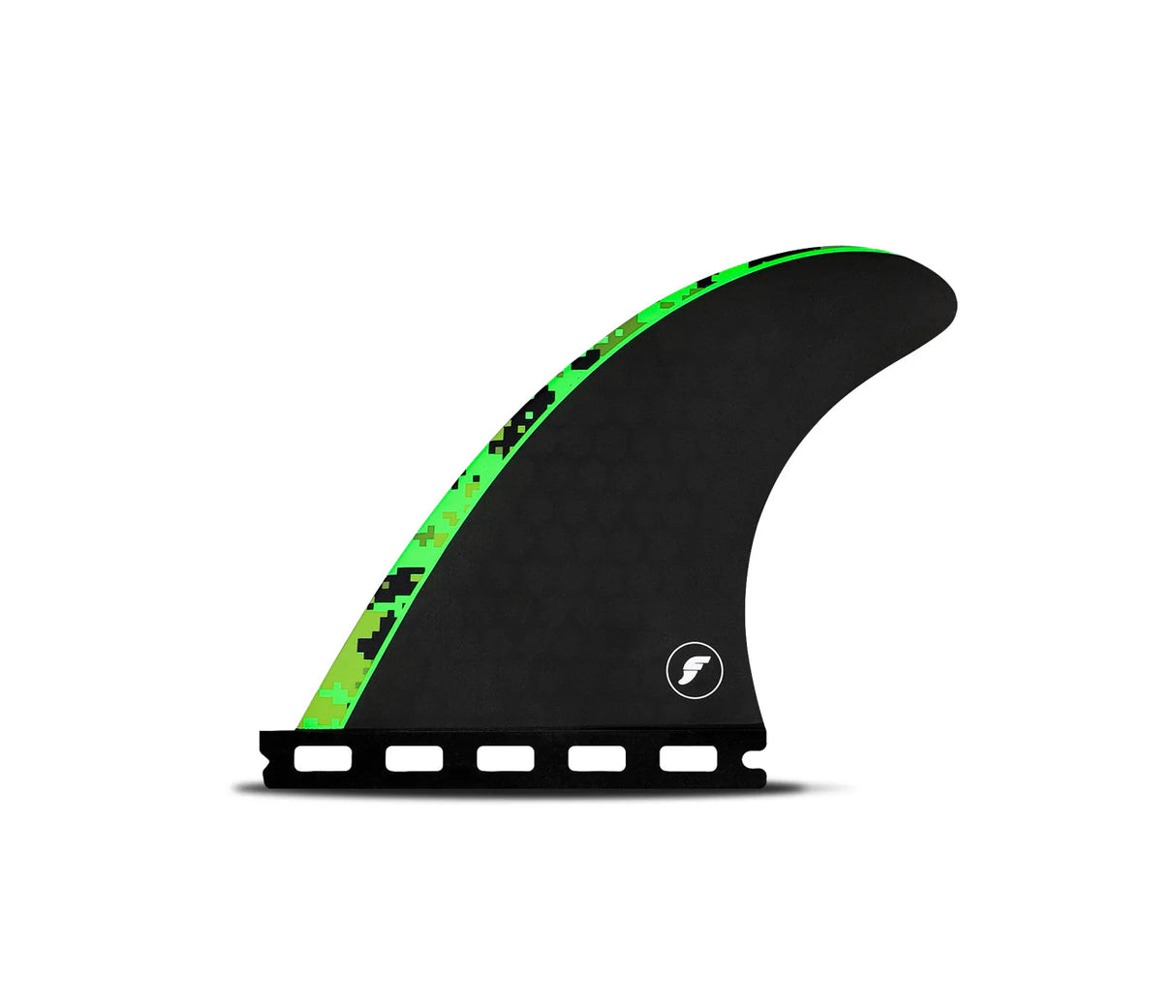 Futures Fins JJF Honeycomb GROM Thruster Fin Set - Black/Green