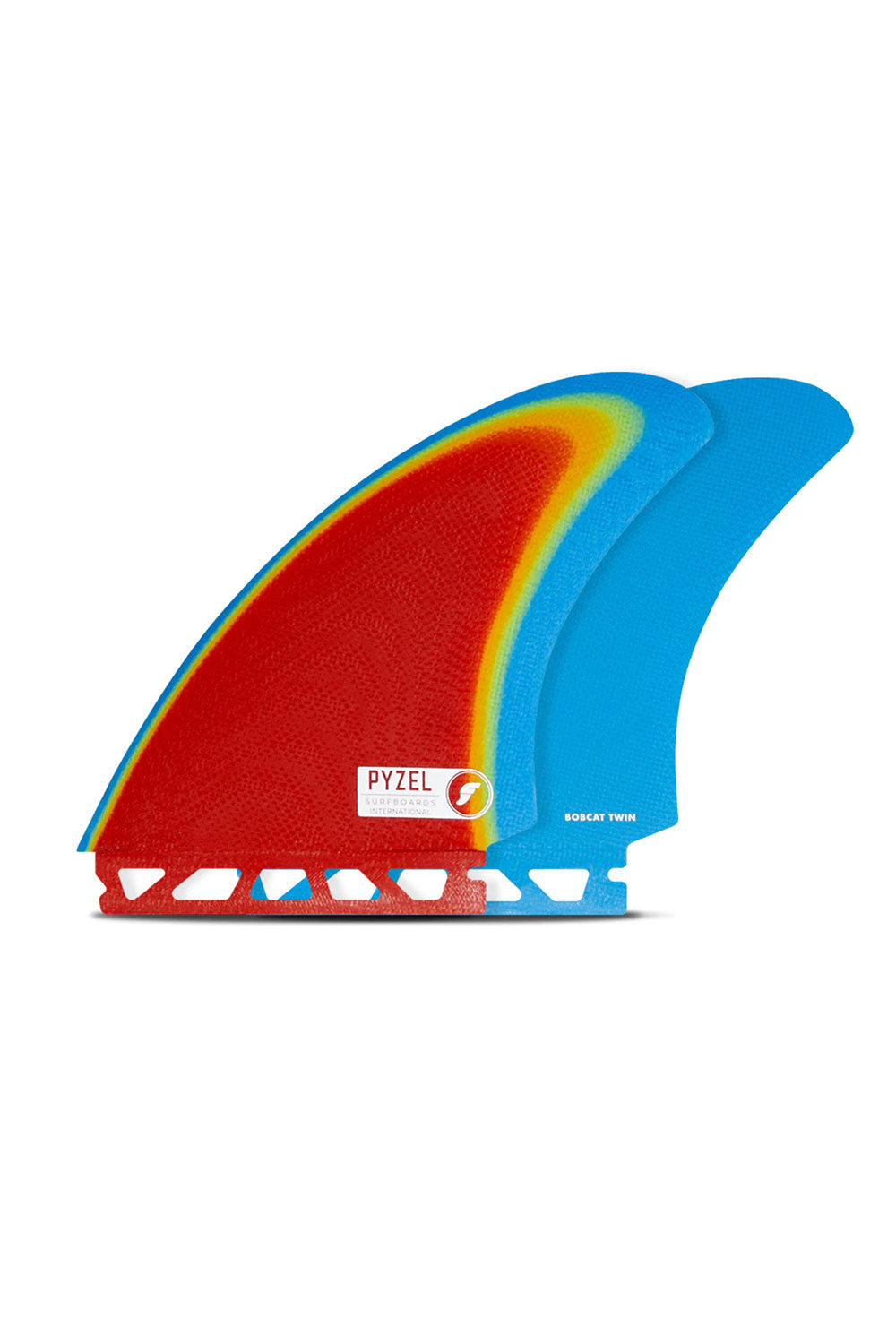 Futures Fins Pyzel Bobcat Twin Fin Set - Rainbow