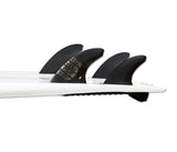 Futures Fins 3/2 Alpha Quad Rear Pair - Colour Carbon