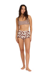 Sisstrevolution See Ya' Later High Waisted Bikini Short