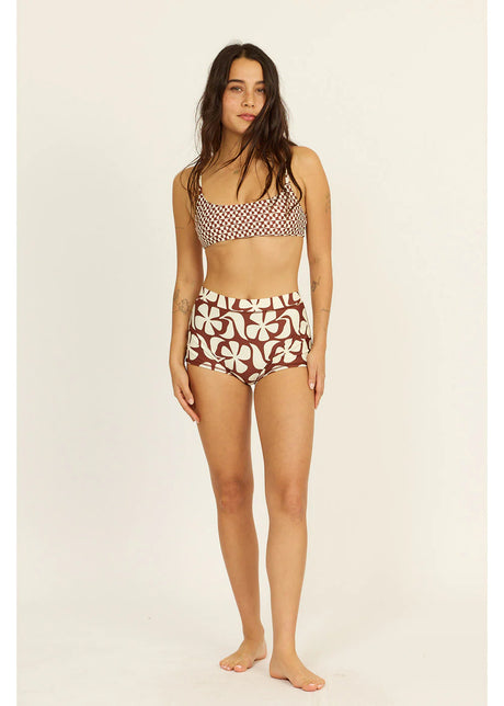 Sisstrevolution See Ya' Later Reversible Swim Top