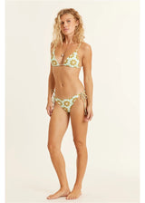 Sisstrevolution Flowers In The Sky Triangle Bikini Top