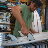 FCS 2 Harley Mid PC Tri Fin Set - Large