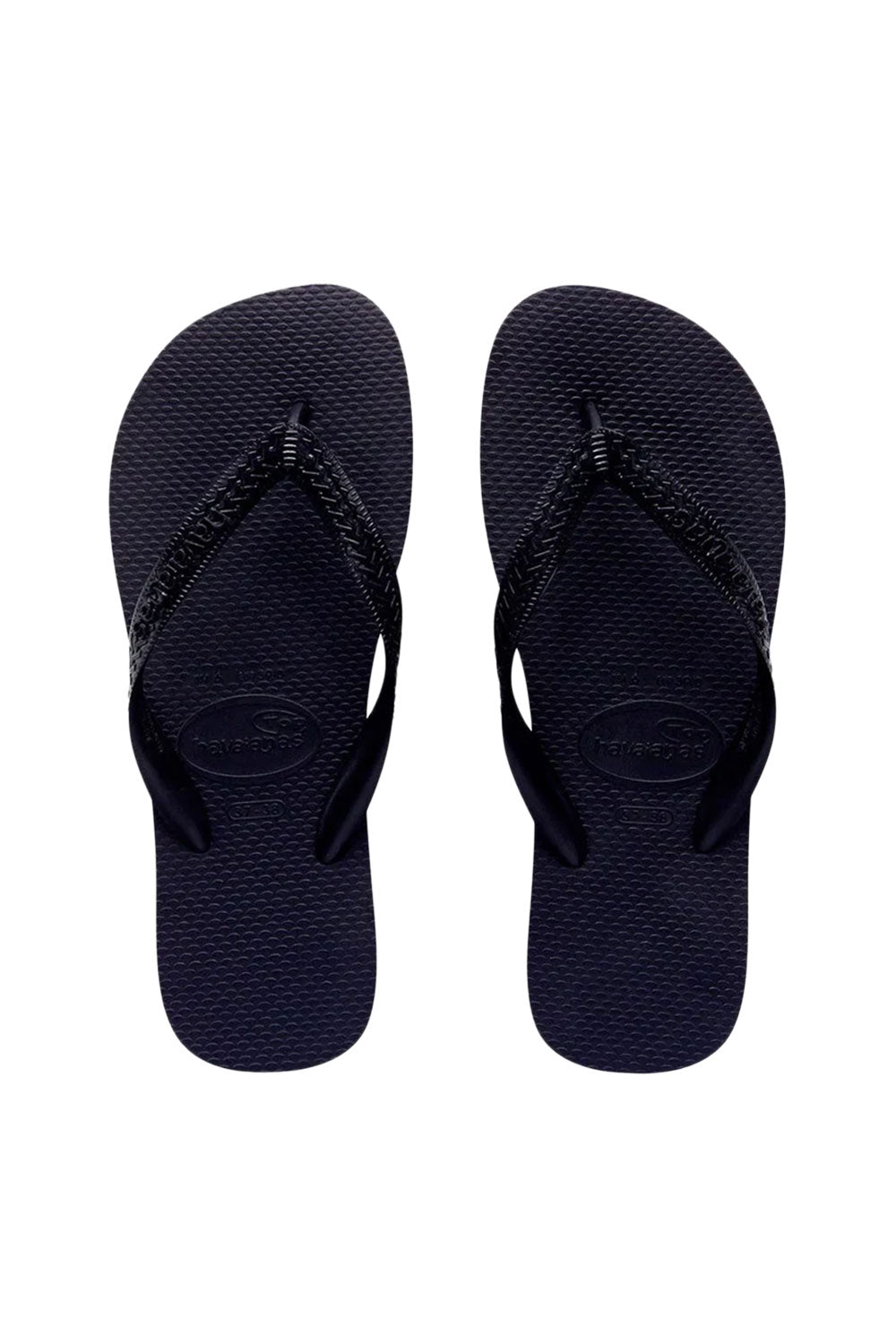 Havaianas Kids Top Black Thongs