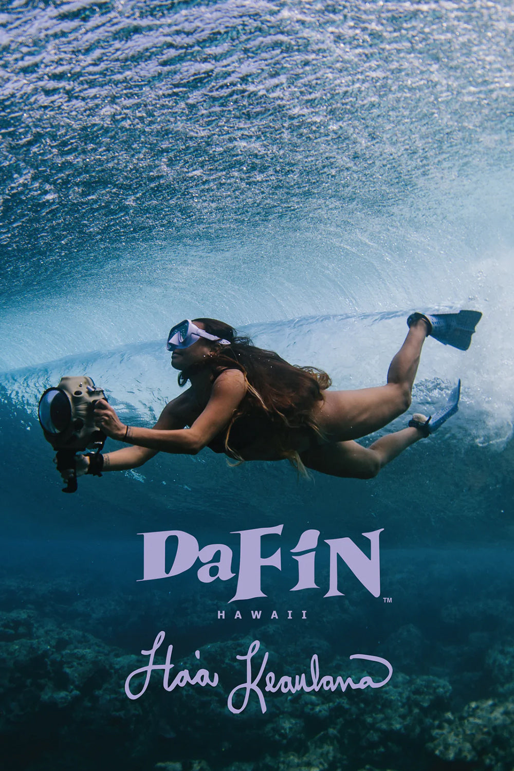Da FiN Swimfins - Tiger Cowrie Signature Purple