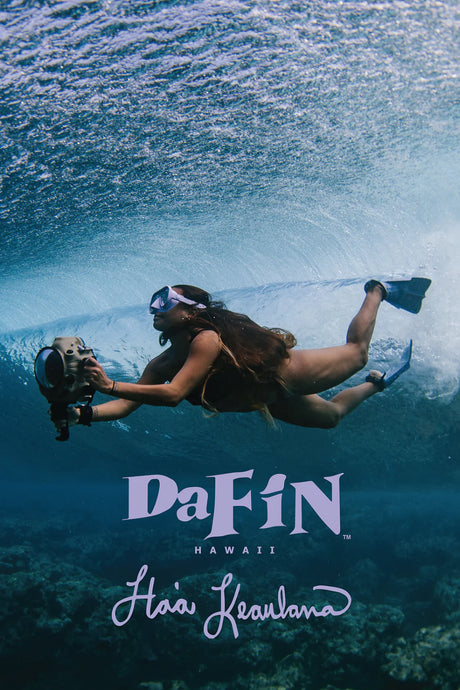 Da FiN Swimfins - Tiger Cowrie Signature Purple