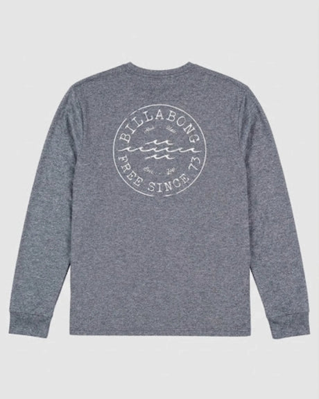 Billabong Boys 8-16 Boys Big Wave Daz UPF 50 Long Sleeve Rashguard