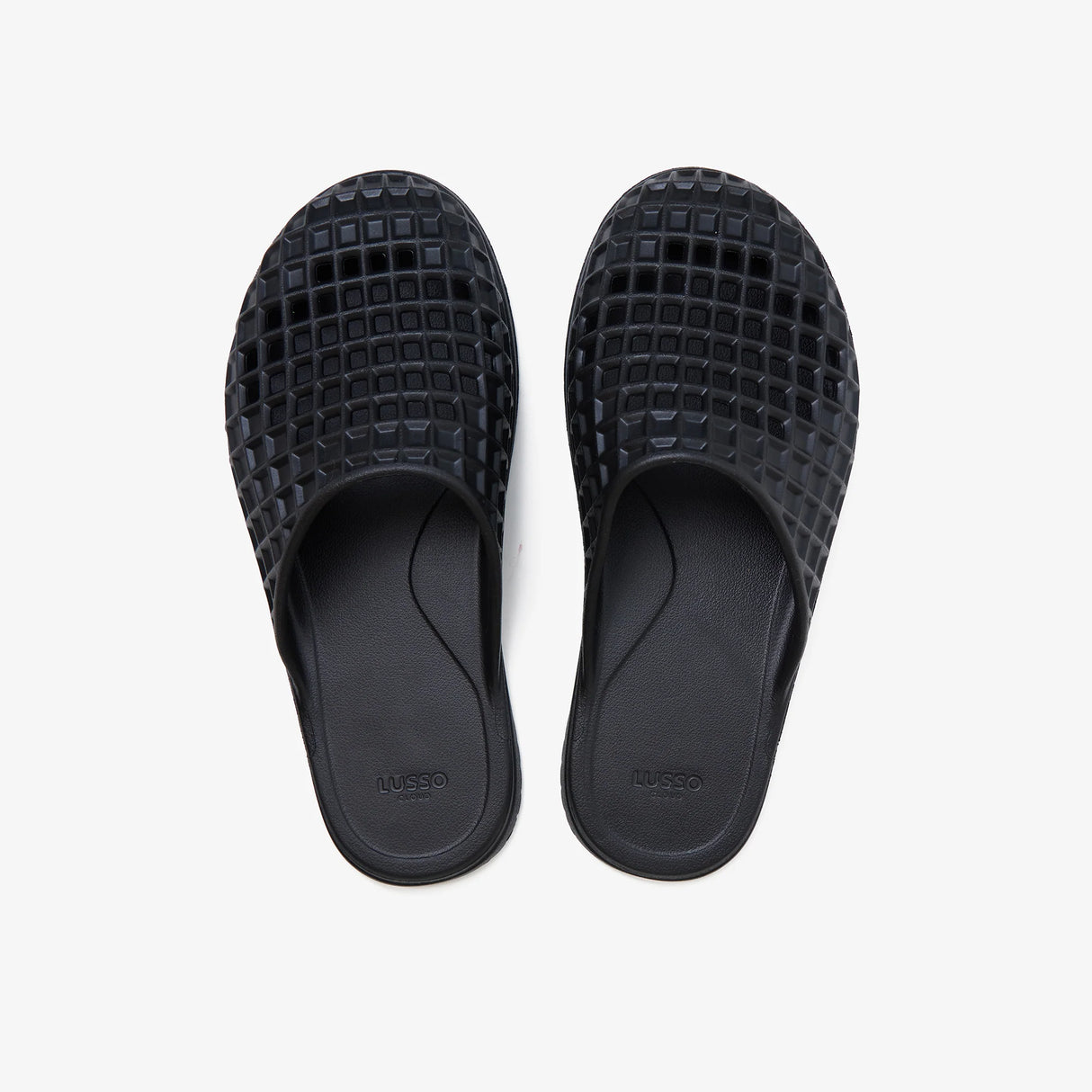 Lusso Cloud Rosa Slide - Black