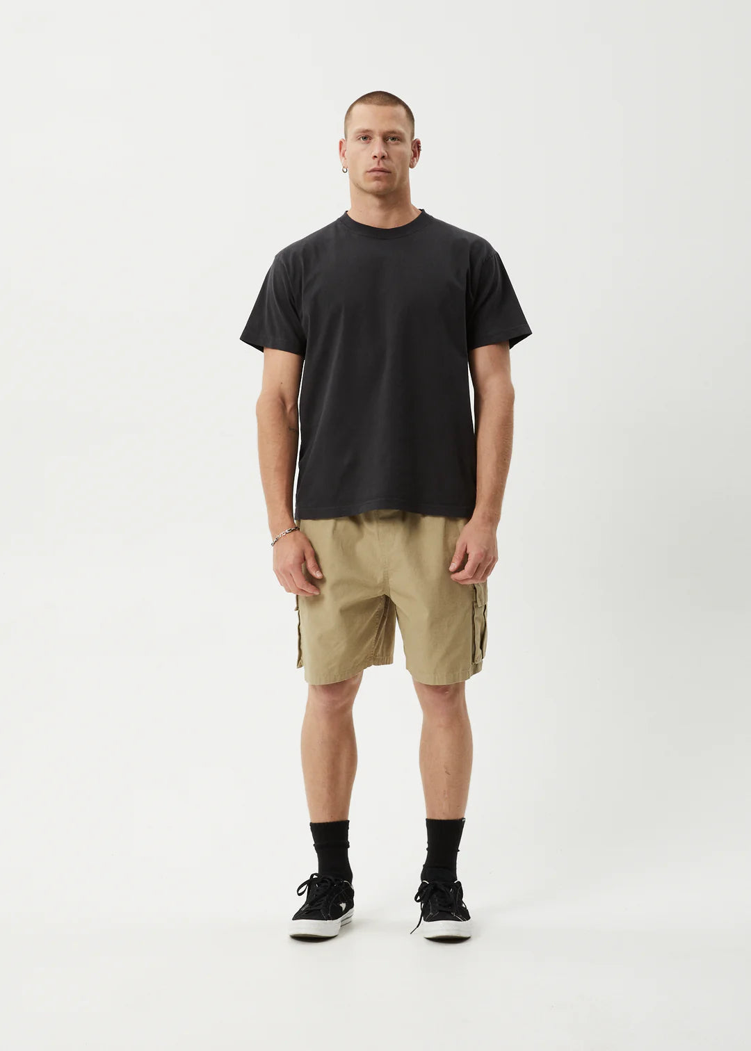 Afends Mens Ripped Out 98 Oversized Cargo Short 22"