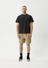 Afends Mens Ripped Out 98 Oversized Cargo Short 22"