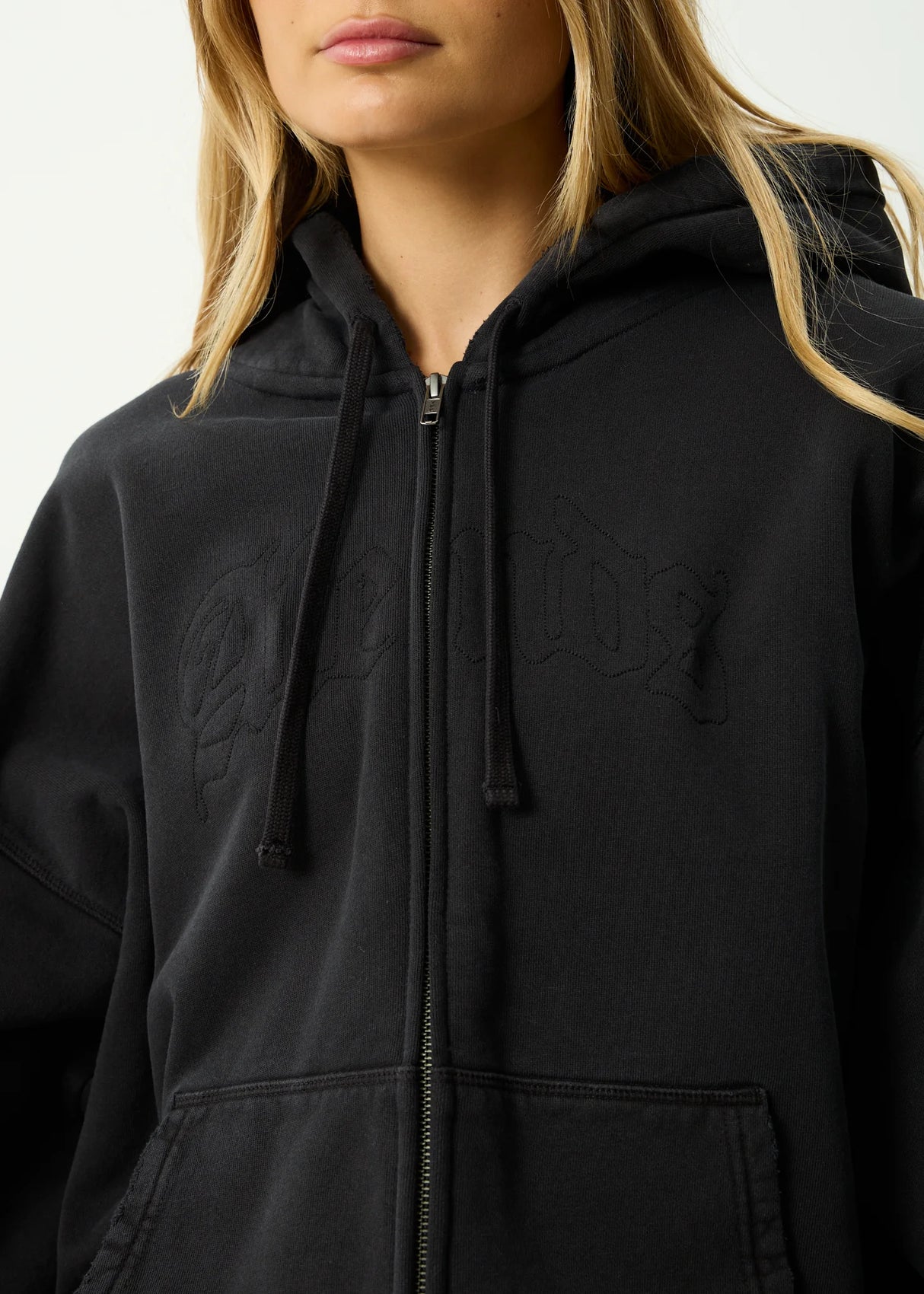 Afends Residence Heavyweight Boxy Zip Hood