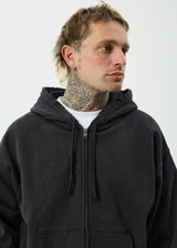 Afends Residence Heavyweight Boxy Zip Hood