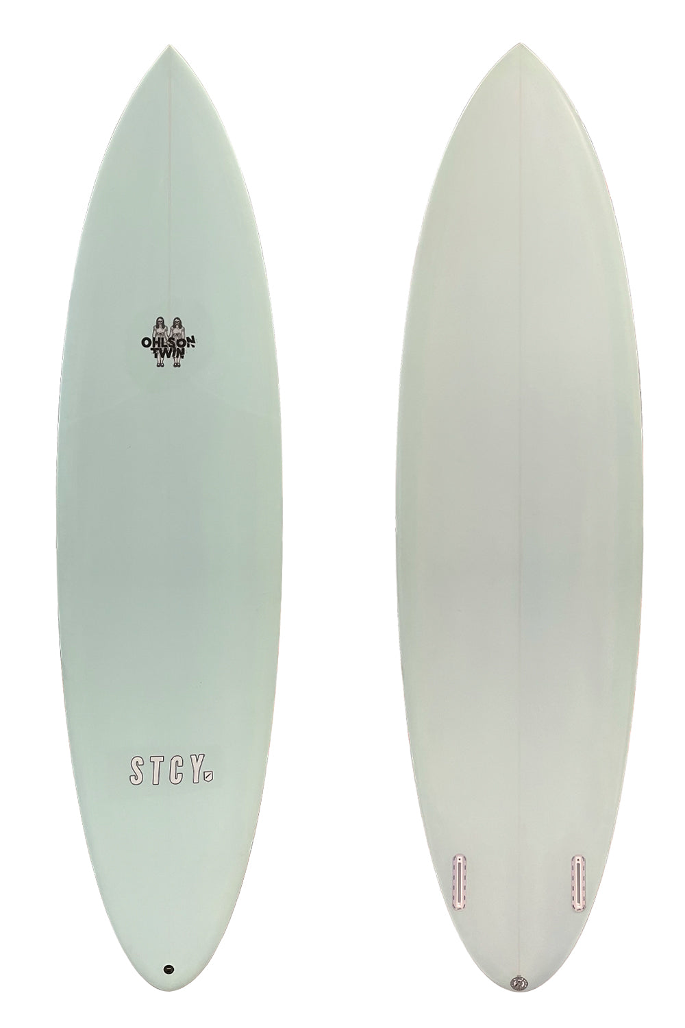 Stacey Ohlson Twin Fin Surfboard - Tint