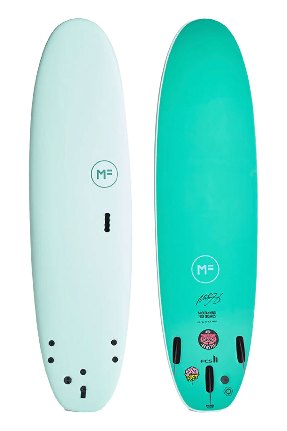 Mick Fanning MF Super Soft Beastie Softboard - Comes With Fins