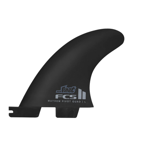 FCS 2 Mayhem Pivot PC Carbon Quad Rear Fin Set