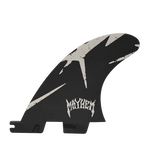 FCS 2 Mayhem Pivot PC Carbon Quad Rear Fin Set