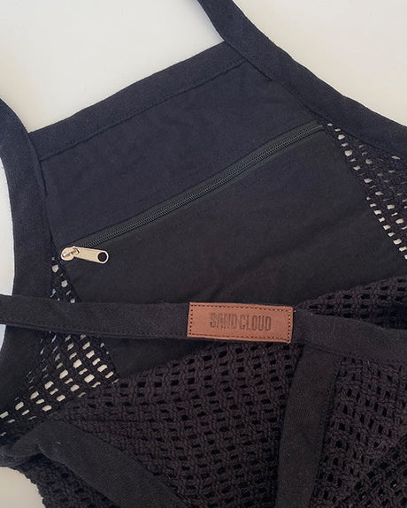 Sand Cloud Net Market Bag Navy