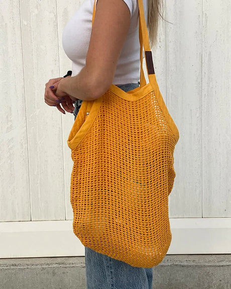 Sand Cloud Net Market Bag Navy